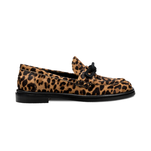 serena uziyel Catena Leopard Moccasin Moccasin