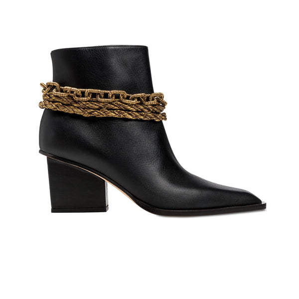 serena uziyel Catena Notte Black Cowboy Boot Boots