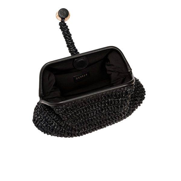 Serena Uziyel Delphine Black Pouch Bag Pouch Bags