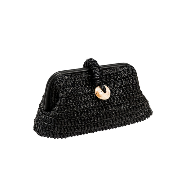 serena uziyel Delphine Black Pouch Bag Pouch Bags