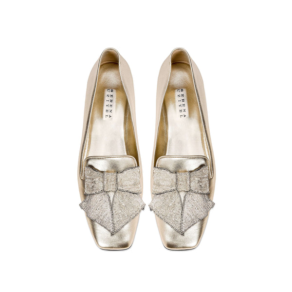 Serena Uziyel Fiocco Sahara Flat Moccasin Moccasin