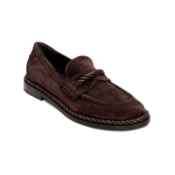 serena Uziyel Hedera Dark Brown Moccasin Flats