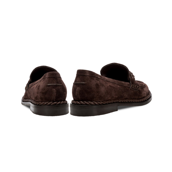 serena Uziyel Hedera Dark Brown Moccasin Flats