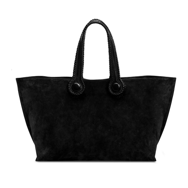 serena uziyel Hedera Large Black Tote Bag Tote Bag