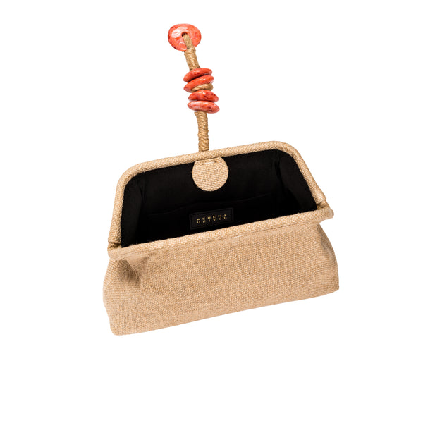 Serena Uziyel Petra Coral Pouch Bag Pouch Bags