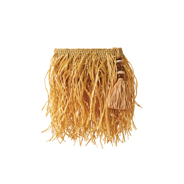 serena uziyel Phedora Natural Clutch Clutch Bag
