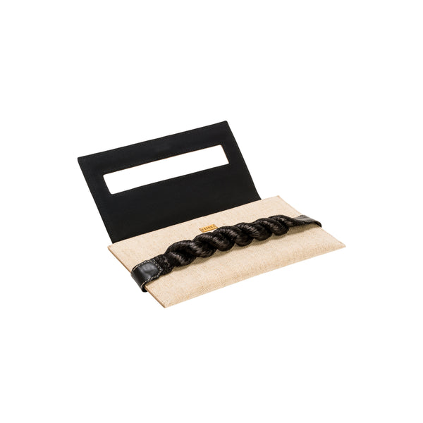Serena Uziyel Thory Black Envelope Clutch Clutch Bag
