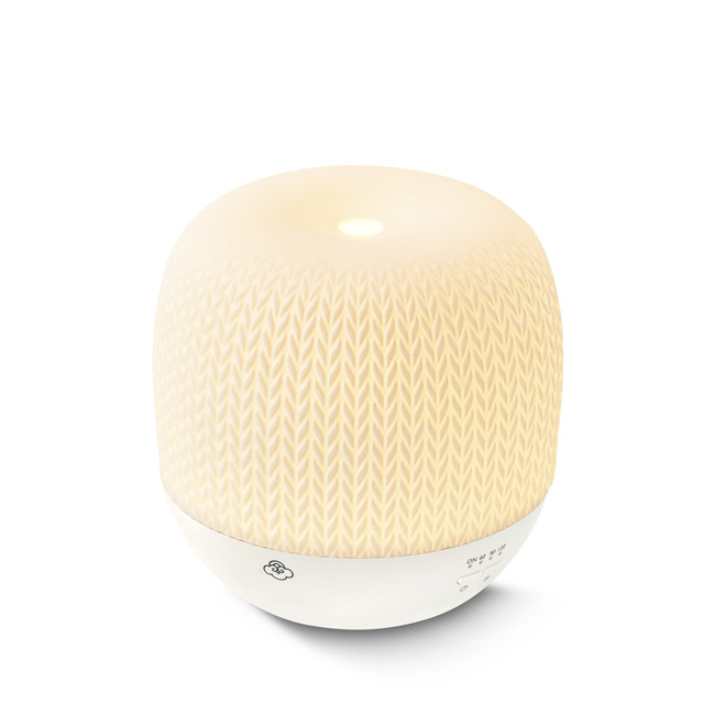 Serene House Knit White Ceramic Ultrasonic Diffuser