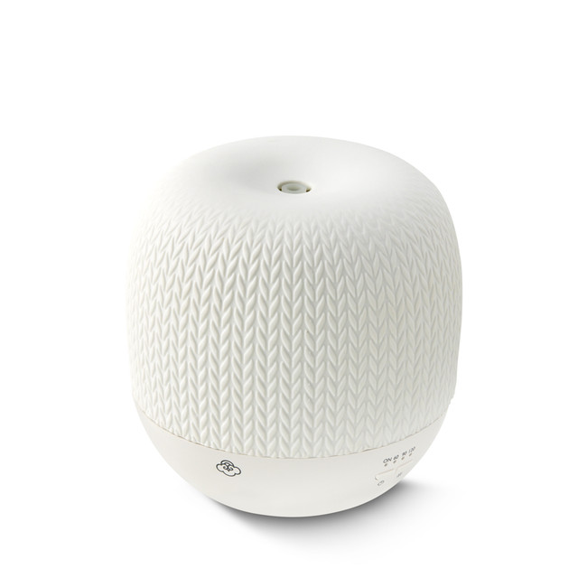 serene house Knit White Ceramic Ultrasonic Diffuser