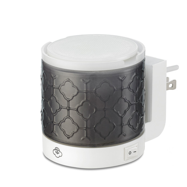 Serene House Lace Grey Glass No-Spill Wax Melt Wall-Plug