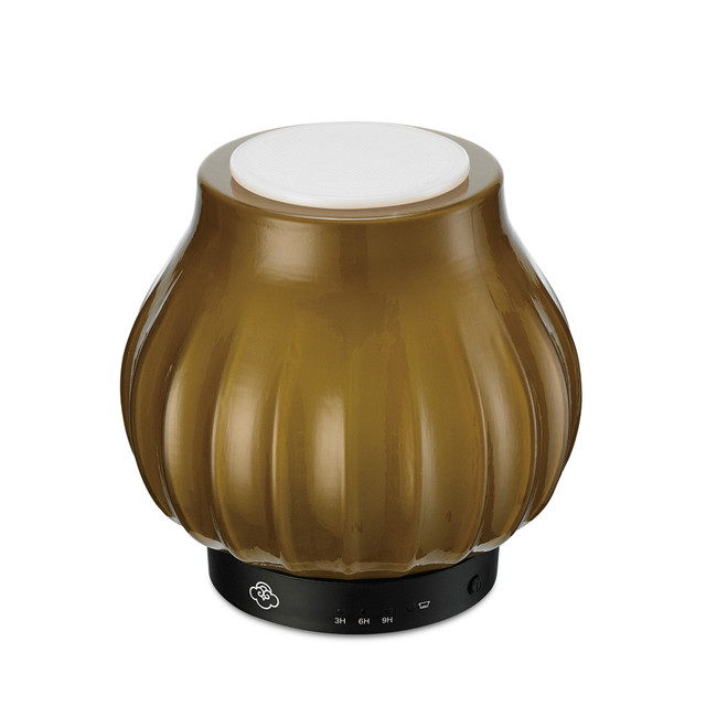 serene house Loop Amber Glass No-Spill Wax Melt Warmer With Timer