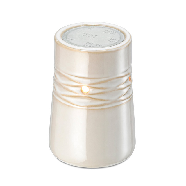Serene House Net White Ceramic No-Spill Wax Melt Warmer
