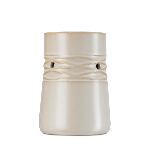 Serene House Net White Ceramic No-Spill Wax Melt Warmer