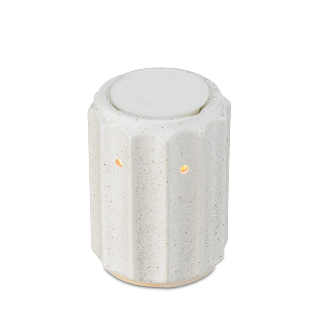 Serene House Pillar White Ceramic No-Spill Wax Melt Warmer