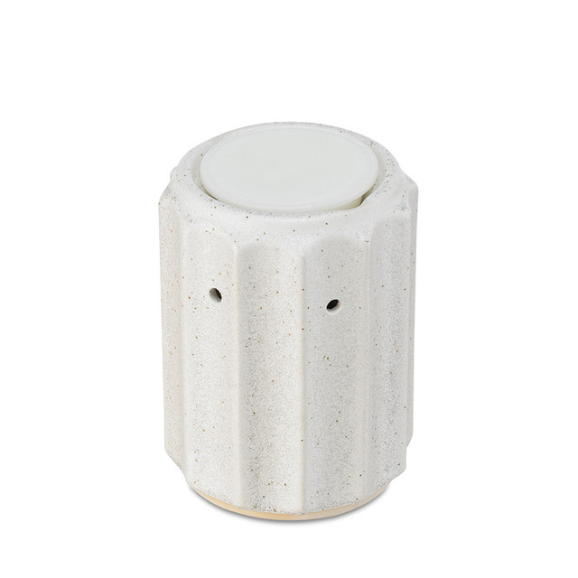 serene house Pillar White Ceramic No-Spill Wax Melt Warmer