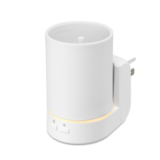 serene House Pure White Ceramic Essential Oil Wall-Plug
