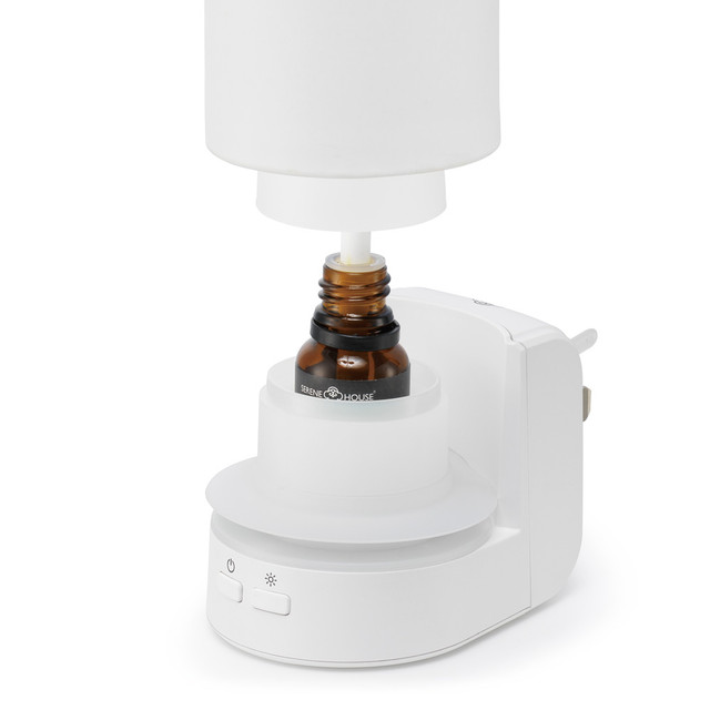 serene House Pure White Ceramic Essential Oil Wall-Plug