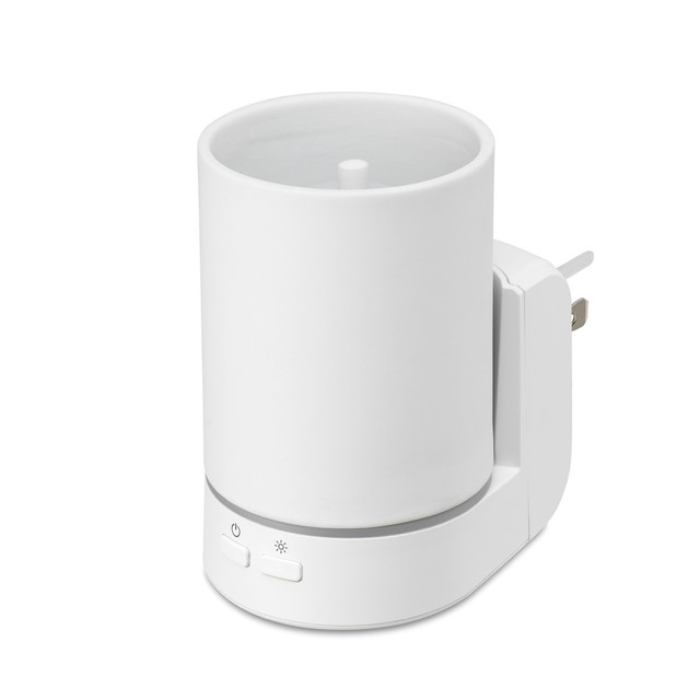 serene house Pure White Ceramic Essential Oil Wall-Plug