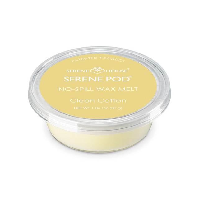 serene house Clean Cotton No-Spill Wax Melt Pod