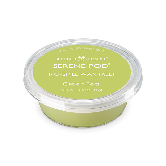 serene house Green Tea No-Spill Wax Melt Pod