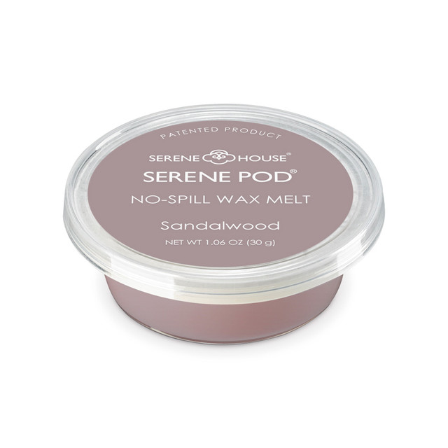serene house Sandalwood No-Spill Wax Melt Pod