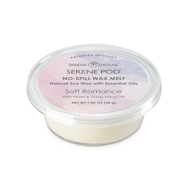 serene house Soft Romance No-Spill Wax Melt Pod