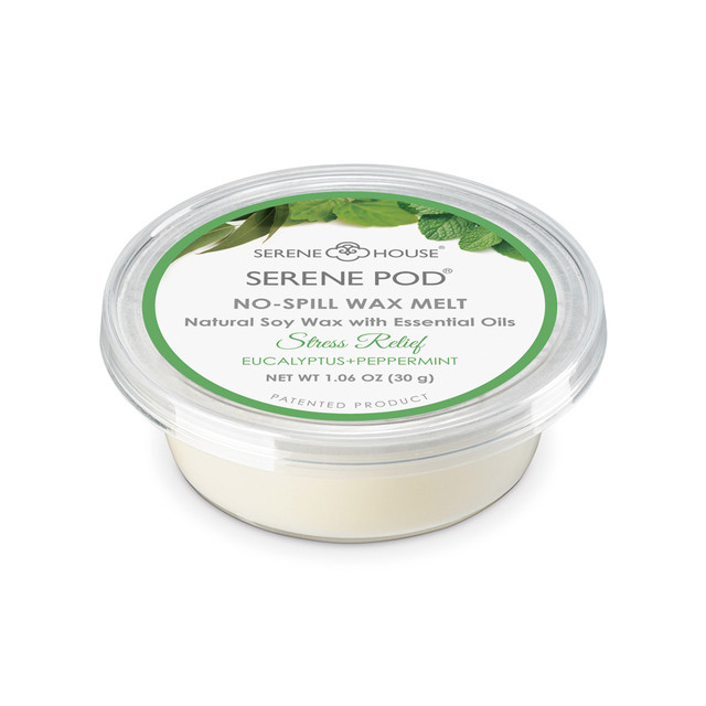 serene house Stress Relief No-Spill Wax Melt Pod