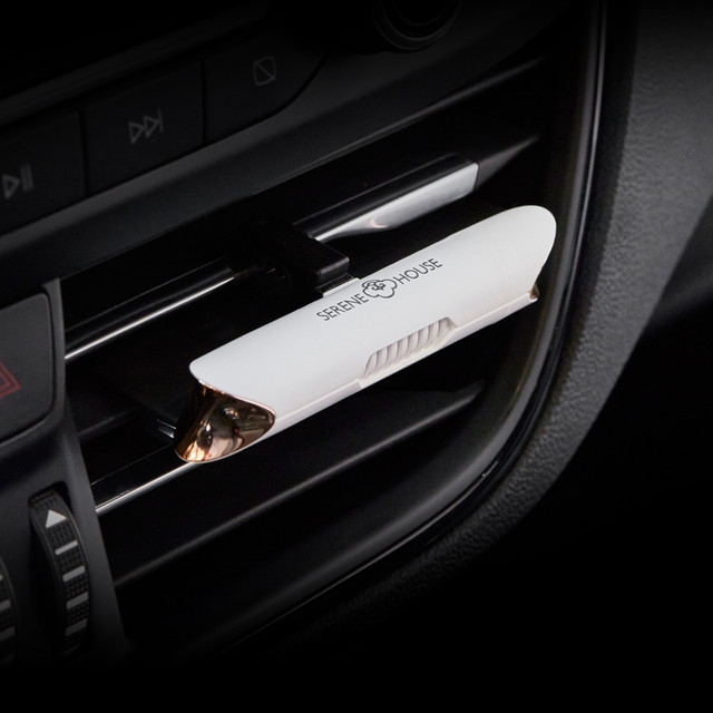 Serene House Waterfall White Car Scent Vent Clip