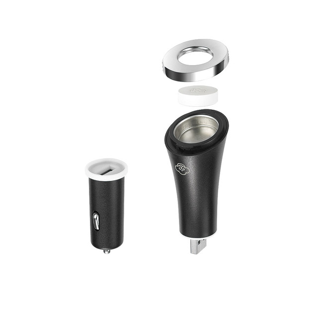 Serene House Sparkler Black Car Scent Diffuser Gift Set