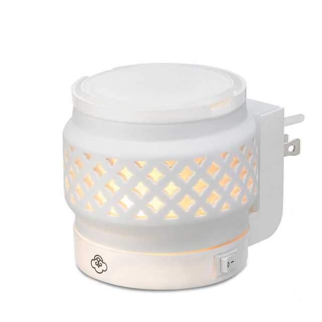 Serene House Target White Ceramic No-Spill Wax Melt Wall-Plug