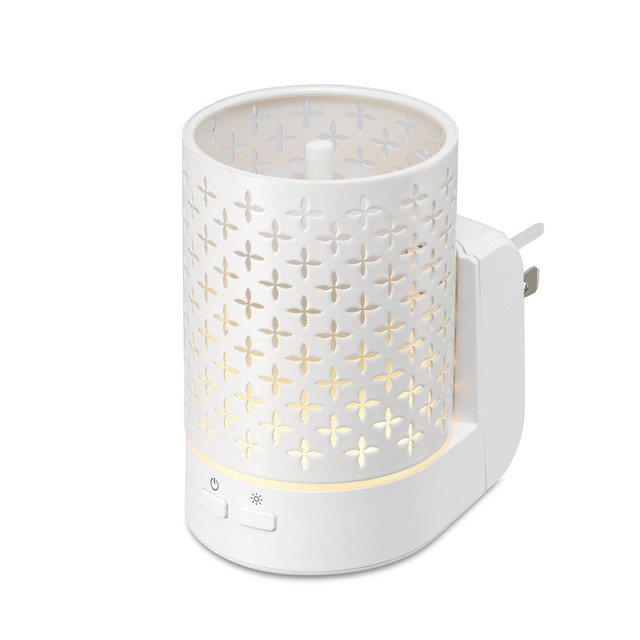 Serene House Twilight White Metal Essential Oil Wall-Plug