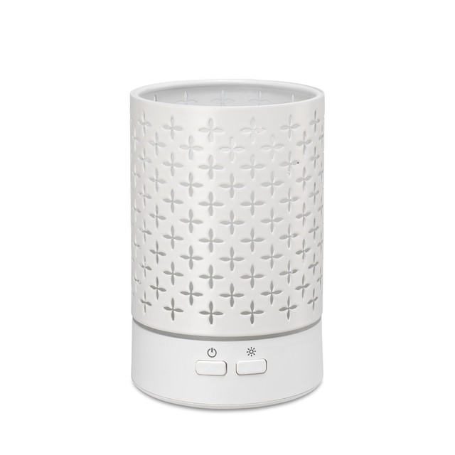 Serene House Twilight White Metal Essential Oil Wall-Plug