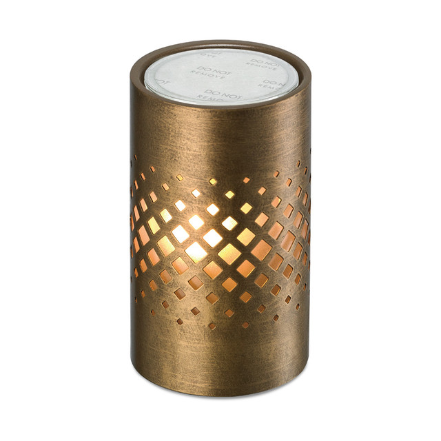 Serene House Twinkle Copper Metal No-Spill Wax Melt Warmer