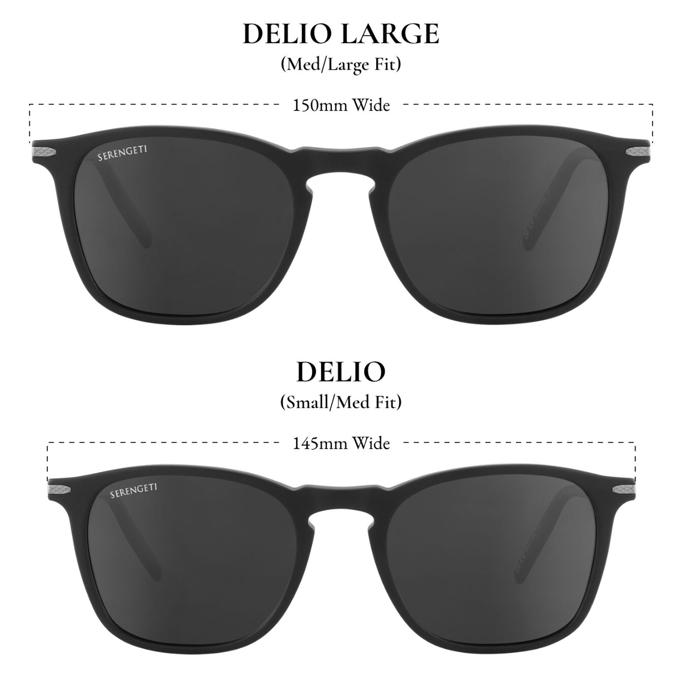 Serengeti Eyewear DELIO LARGE Sunglasses