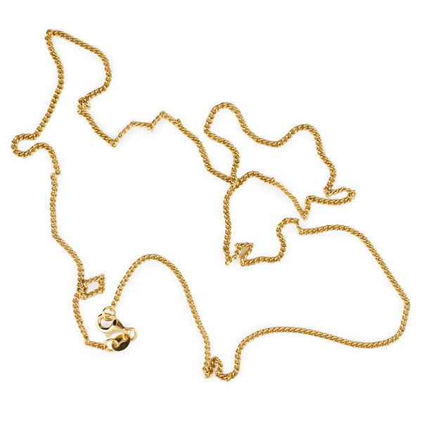 Serge Denimes Gold 1.5mm Curb Chain