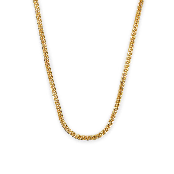 serge denimes Gold 2.6mm Square Spiga Chain