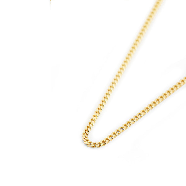 Serge Denimes Gold 3.5mm Curb Chain