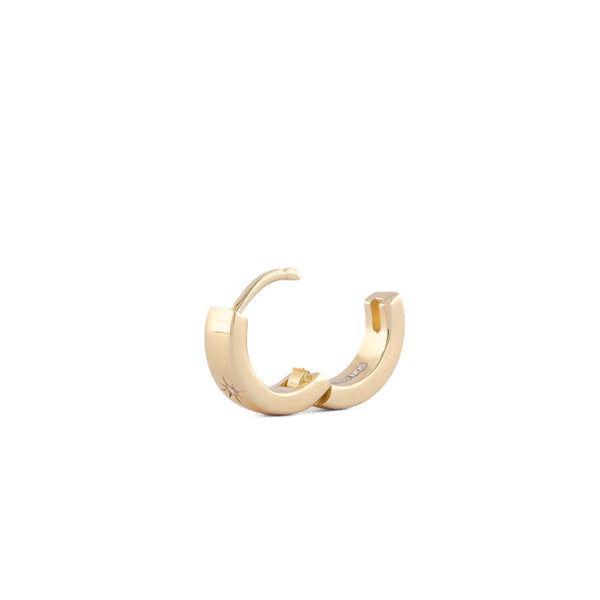 Serge Denimes Gold Asteria Hoop Earring