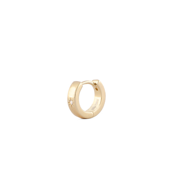 serge denimes Gold Asteria Hoop Earring
