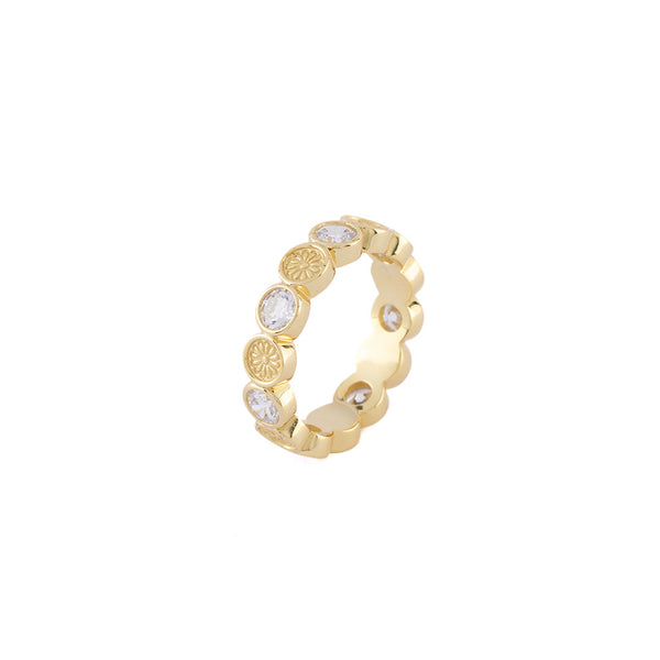 serge Denimes Gold Eternal Ring