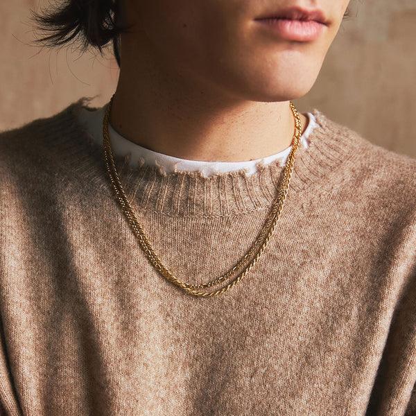 Serge Denimes Gold Figaro Necklace