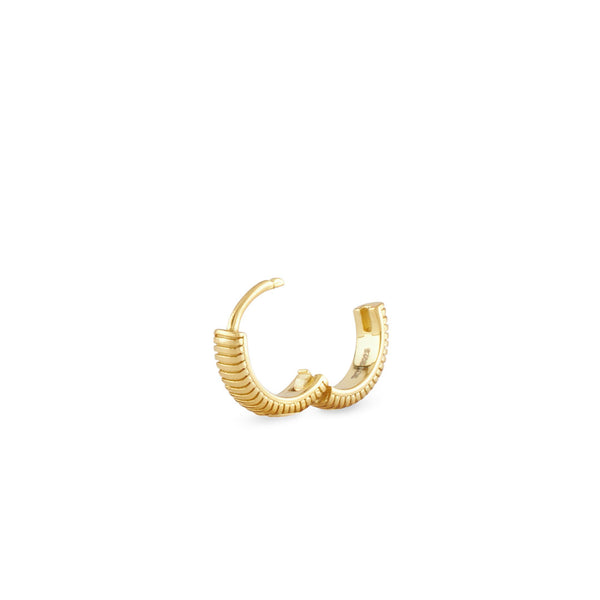 Serge Denimes Gold Lasso Hoop Earring