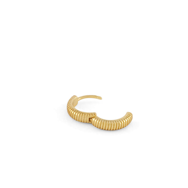Serge Denimes Gold Lasso Hoop Earring