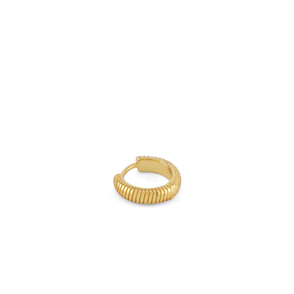 serge denimes Gold Lasso Hoop Earring