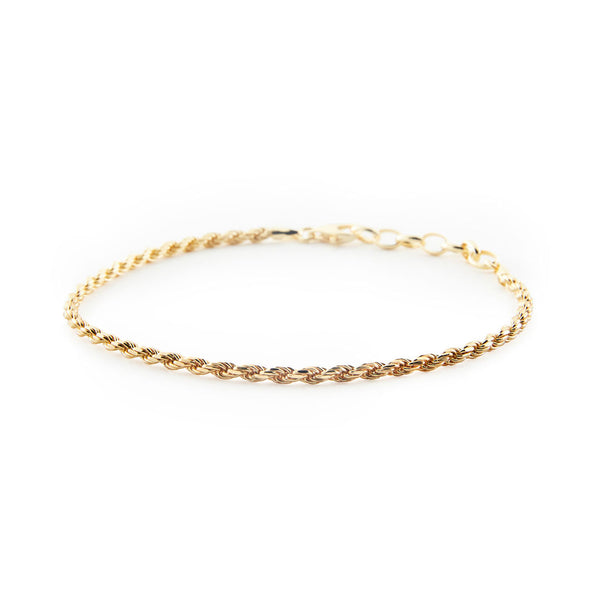 serge denimes Gold Rope Bracelet