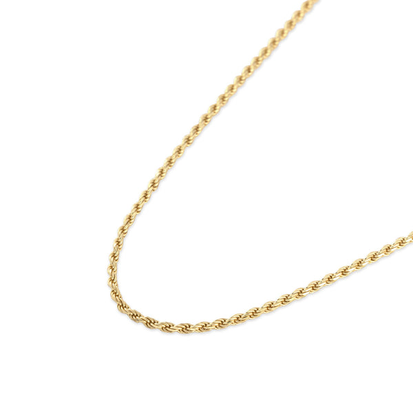 Serge Denimes Gold Rope Necklace