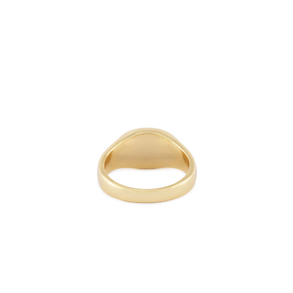 Serge Denimes Gold Signet Ring
