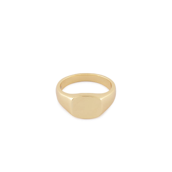 serge denimes Gold Signet Ring