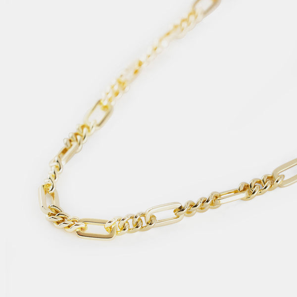 Serge Denimes Gold Track Chain Necklace