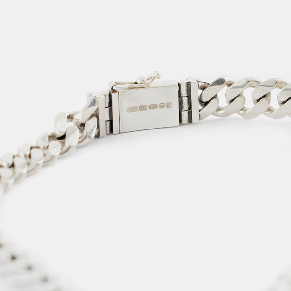 Serge Denimes Silver 12mm Curb Chain